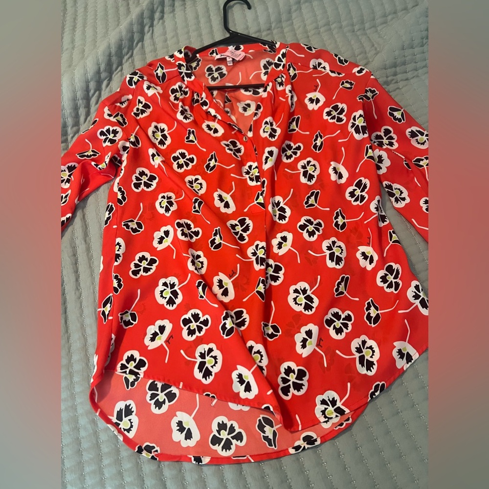 Womens Size small floral Juicy blouse